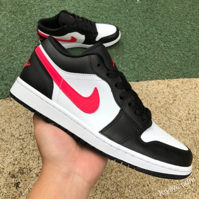 Air Jordan 1 Low DC0774-004 Black Red Pink No Resale Retro