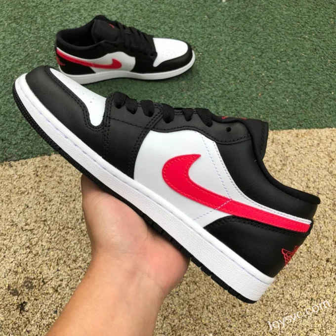 Air Jordan 1 Low DC0774-004 Black Red Pink No Resale Retro