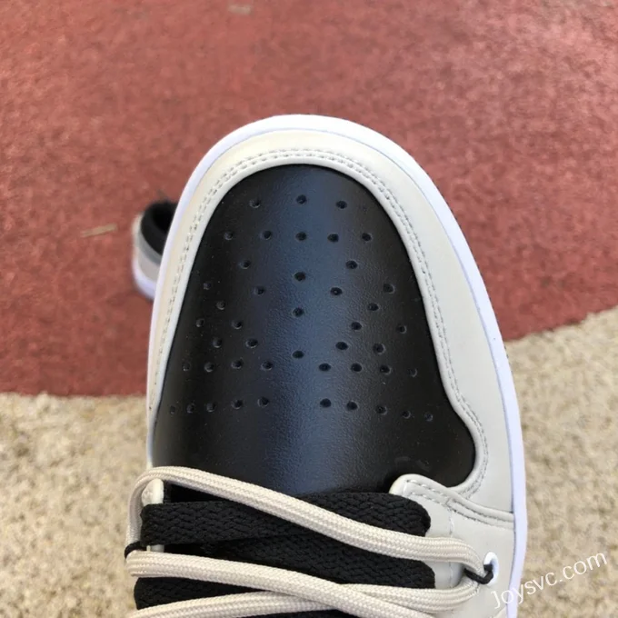 Air Jordan 1 Low 553558-062 White Black Pink Strap Retro