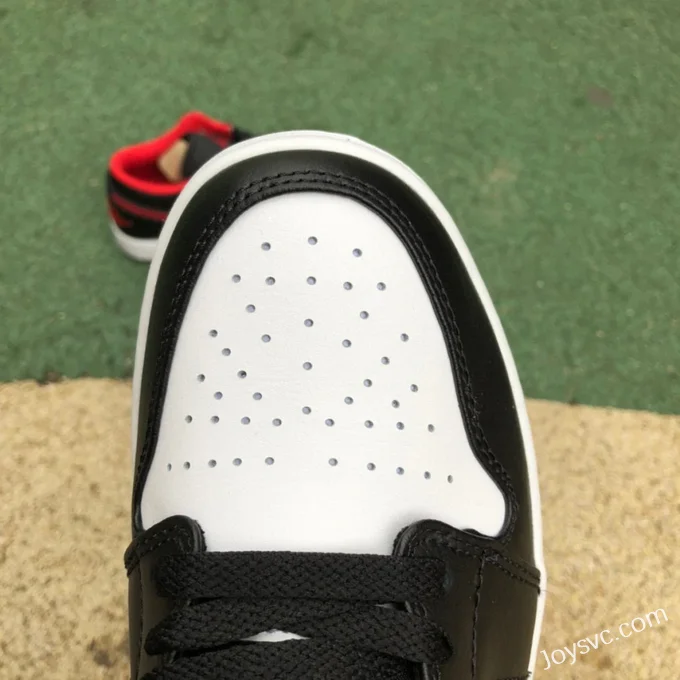 Air Jordan 1 Low 553558-063 Black White Red Retro