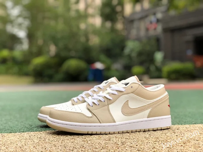 Air Jordan 1 Low FB7168-121 Sail Yellow Khaki Retro