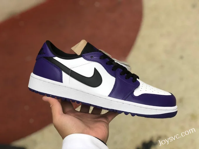 Air Jordan 1 Low Golf DD9315-105 White Purple Retro