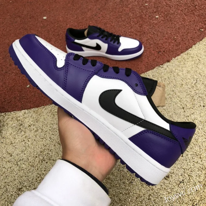 Air Jordan 1 Low Golf DD9315-105 White Purple Retro