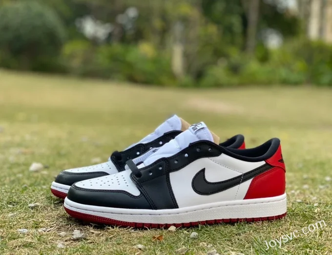 Air Jordan 1 Low 555088-125 Black Toe Retro