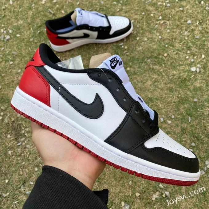 Air Jordan 1 Low 555088-125 Black Toe Retro