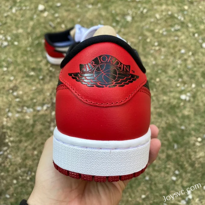 Air Jordan 1 Low 555088-125 Black Toe Retro