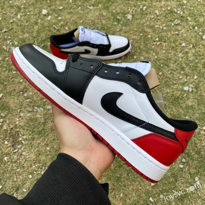 Air Jordan 1 Low 555088-125 Black Toe Retro