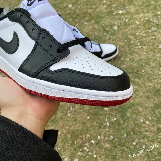 Air Jordan 1 Low 555088-125 Black Toe Retro