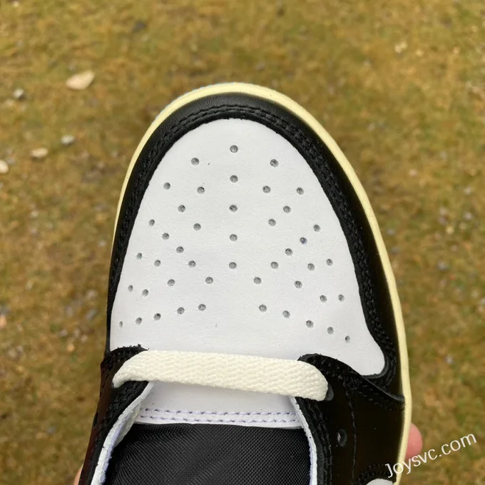 Air Jordan 1 Low CZ0790-104 Black White Blue Gold Hook Retro