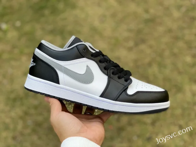 Air Jordan 1 Low 553558-040 Black White Grey Shadow Retro