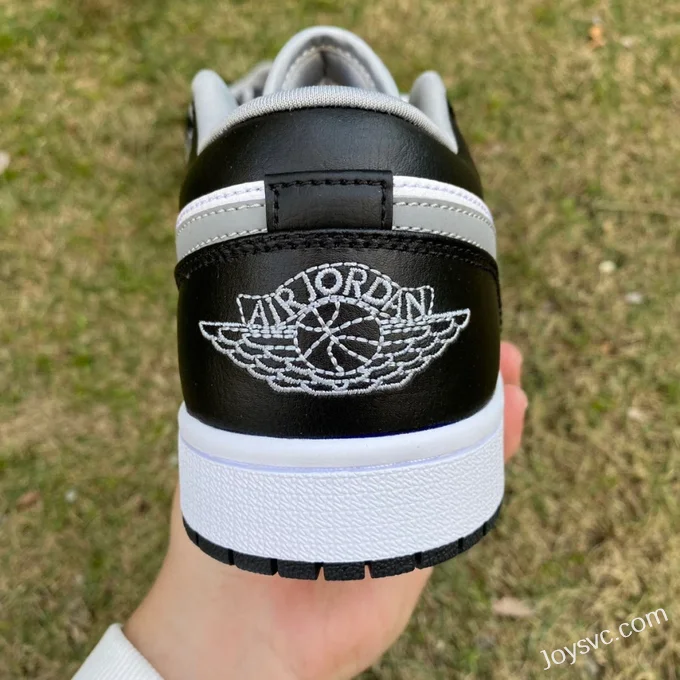 Air Jordan 1 Low 553558-040 Black White Grey Shadow Retro