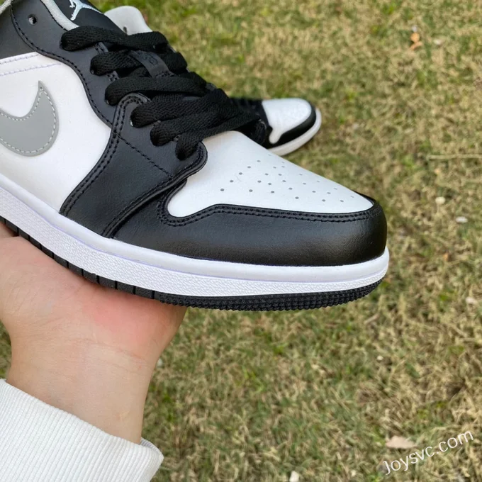 Air Jordan 1 Low 553558-040 Black White Grey Shadow Retro