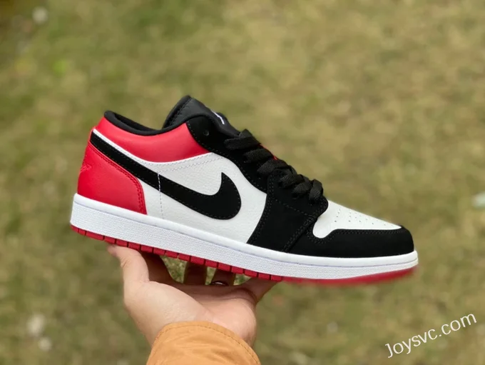 Air Jordan 1 Low 553558-116 Black Toe Retro