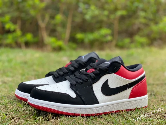 Air Jordan 1 Low 553558-116 Black Toe Retro