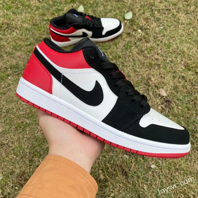 Air Jordan 1 Low 553558-116 Black Toe Retro