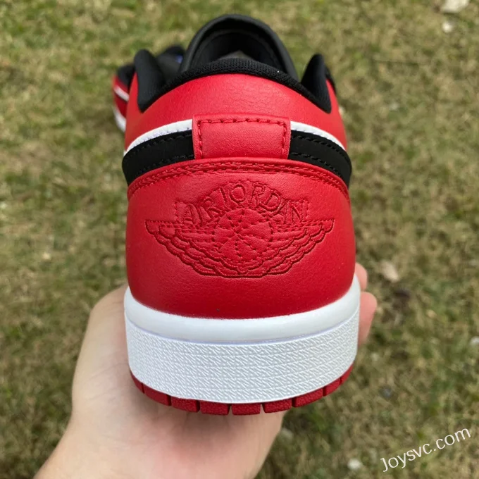 Air Jordan 1 Low 553558-116 Black Toe Retro