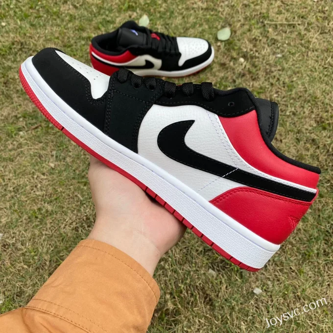 Air Jordan 1 Low 553558-116 Black Toe Retro