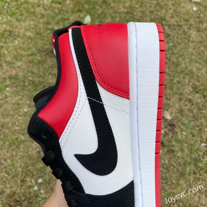 Air Jordan 1 Low 553558-116 Black Toe Retro