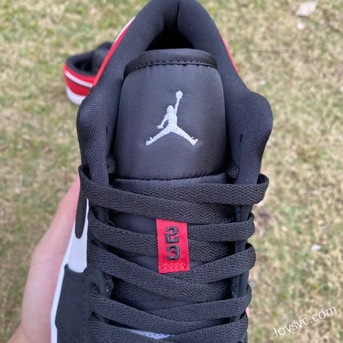 Air Jordan 1 Low 553558-116 Black Toe Retro