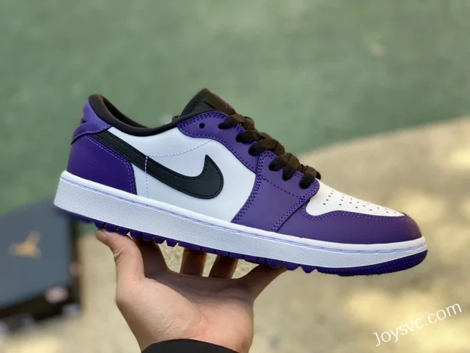 Air Jordan 1 Low Golf DD9315-105 White Purple Retro