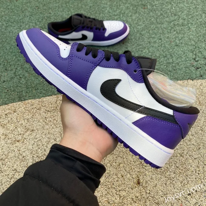 Air Jordan 1 Low Golf DD9315-105 White Purple Retro