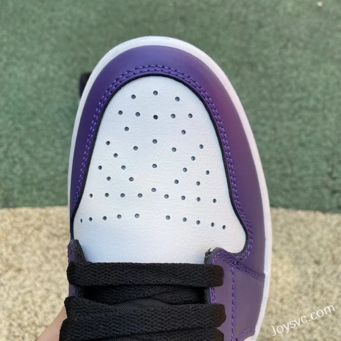 Air Jordan 1 Low Golf DD9315-105 White Purple Retro