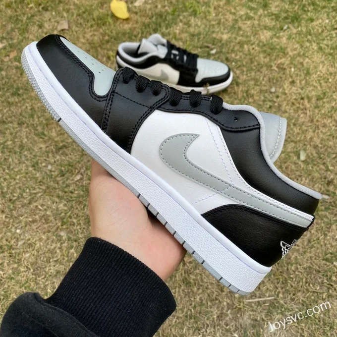 Air Jordan 1 Low 553558-039 Black Grey Shadow Retro