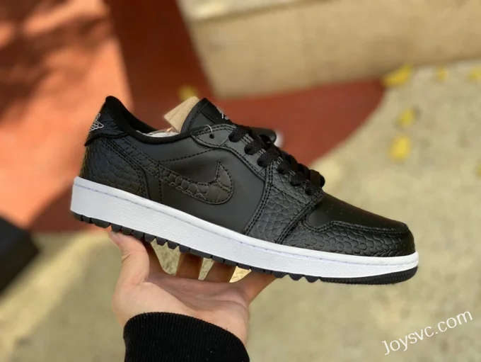 Air Jordan 1 Low Golf DD9315-003 Black White Waterproof