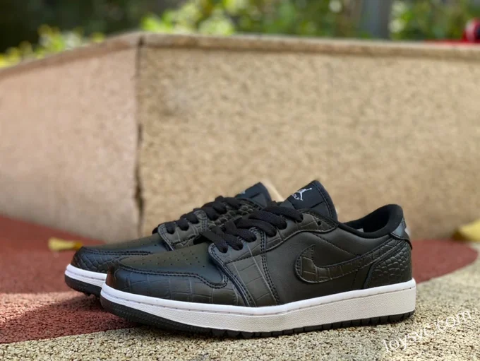 Air Jordan 1 Low Golf DD9315-003 Black White Waterproof