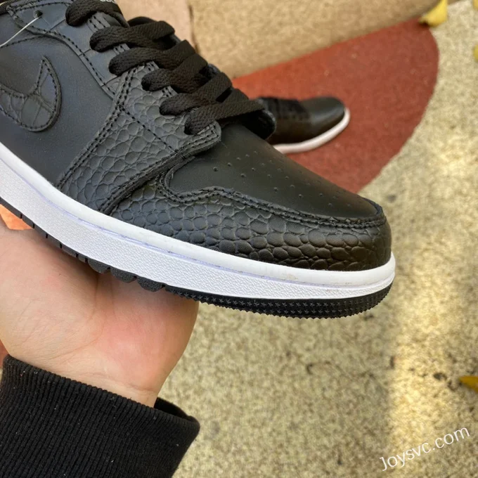 Air Jordan 1 Low Golf DD9315-003 Black White Waterproof