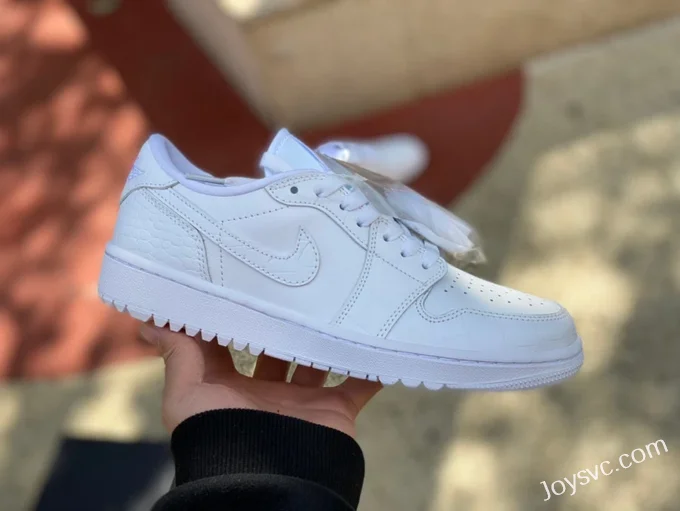 Air Jordan 1 Low Golf DD9315-003 Triple White Retro