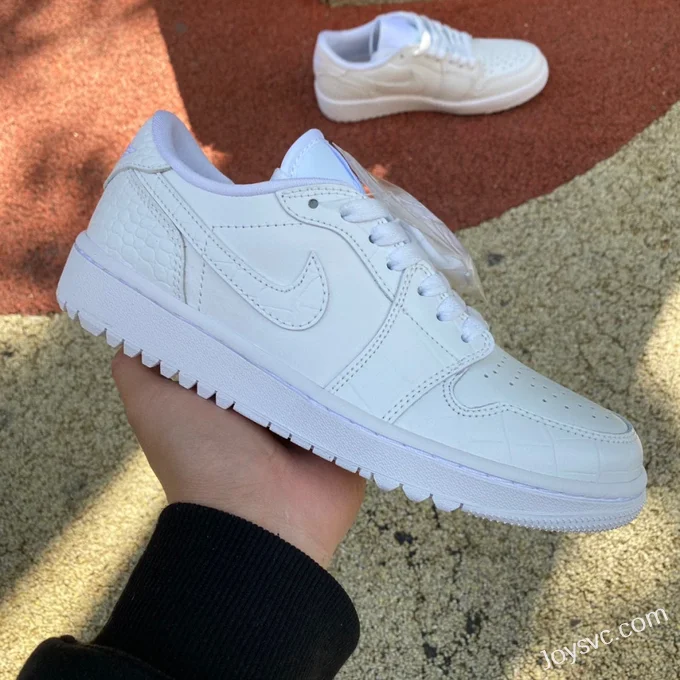 Air Jordan 1 Low Golf DD9315-003 Triple White Retro