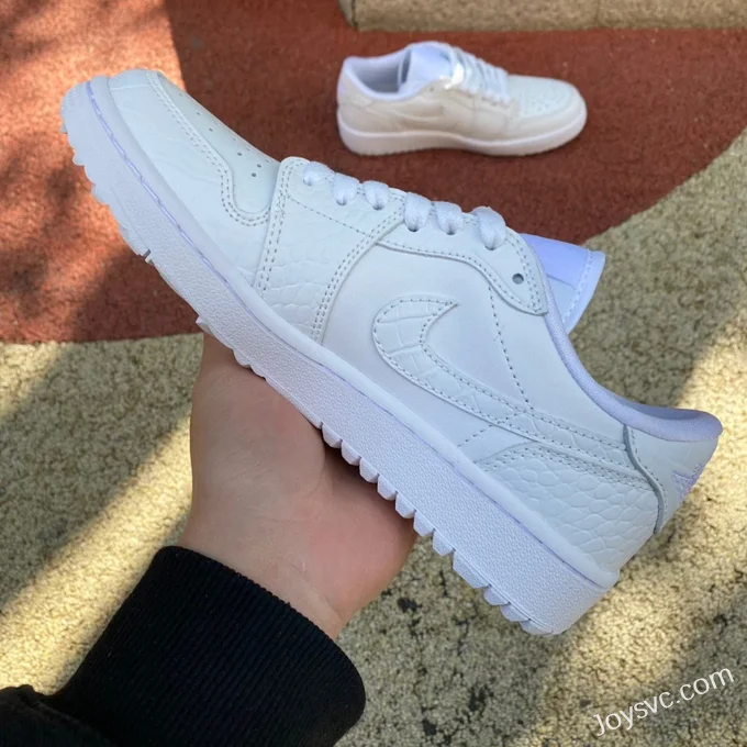 Air Jordan 1 Low Golf DD9315-003 Triple White Retro