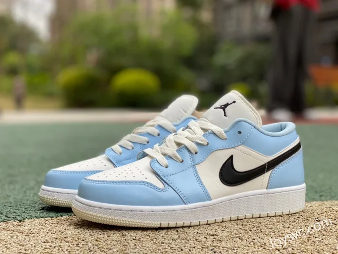 Air Jordan 1 Low GS 554723-401 Ice Blue Retro