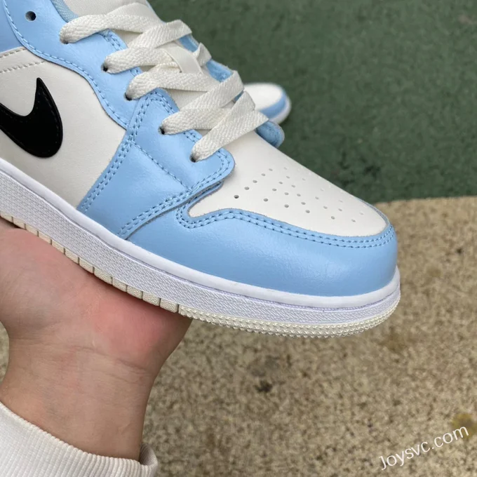 Air Jordan 1 Low GS 554723-401 Ice Blue Retro