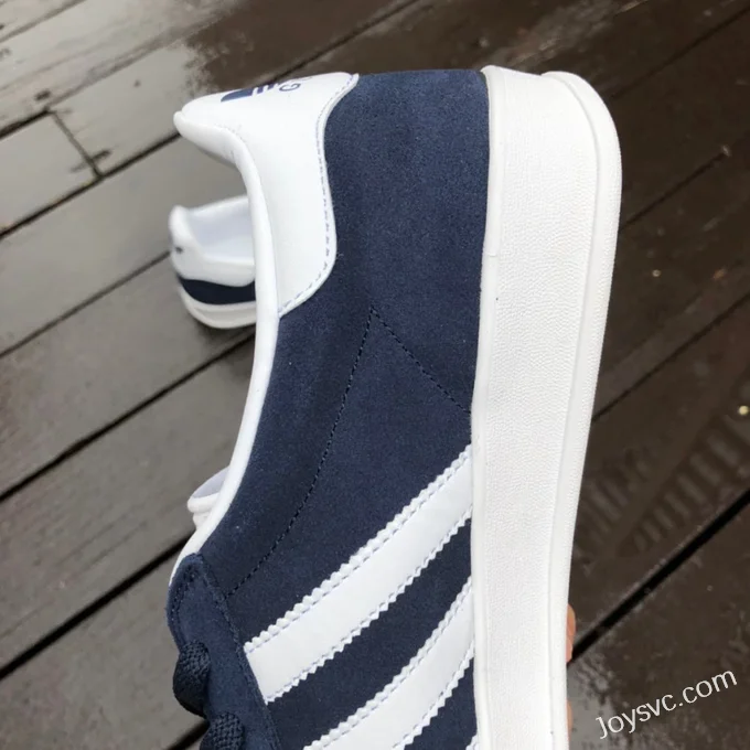 GUCCI x Adidas Originals Gazelle Low-Top Sneakers in White & Royal Blue