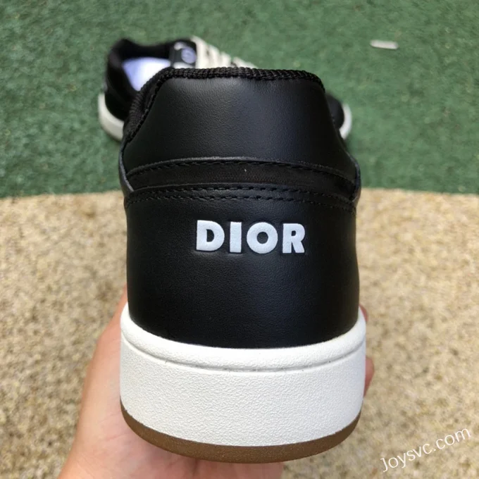 Dior B27 Black Rubber Low Oblique Print Casual Shoes