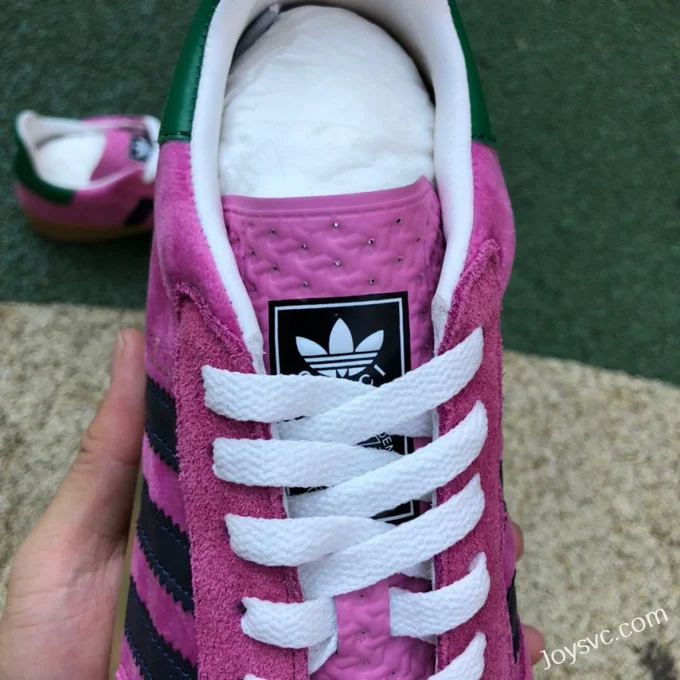 GUCCI x Adidas Originals Gazelle Low-Top Sneakers in Pink