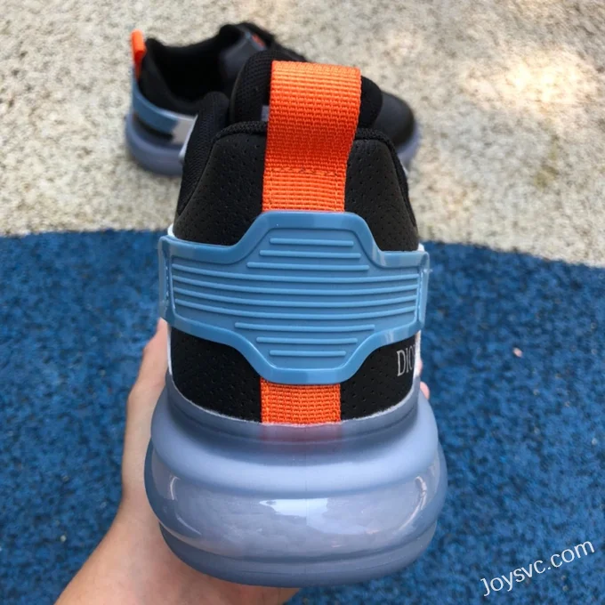 DIOR Black Grey Orange Sneakers