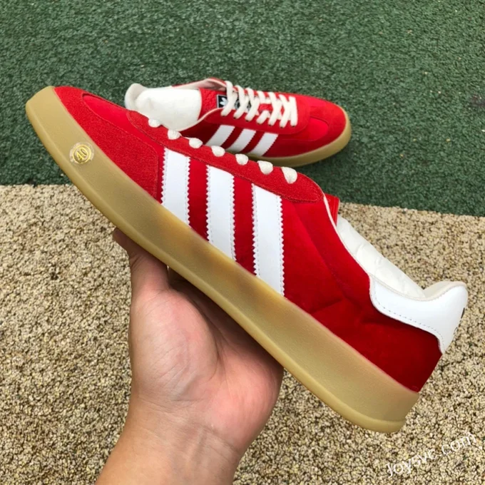 GUCCI x Adidas Originals Gazelle Low-Top Sneakers in Red