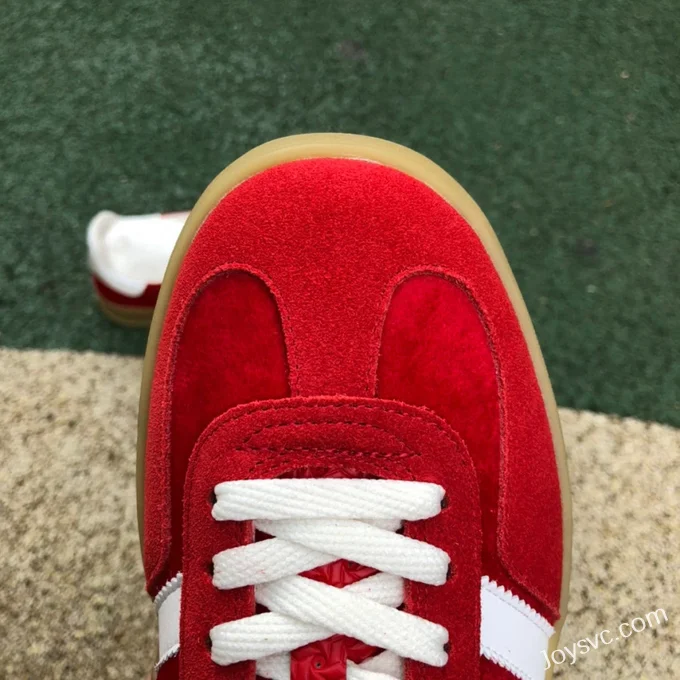 GUCCI x Adidas Originals Gazelle Low-Top Sneakers in Red