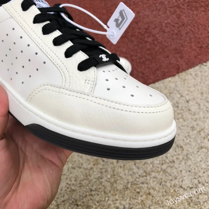 CHANEL 22P Casual Sneakers in White and Black