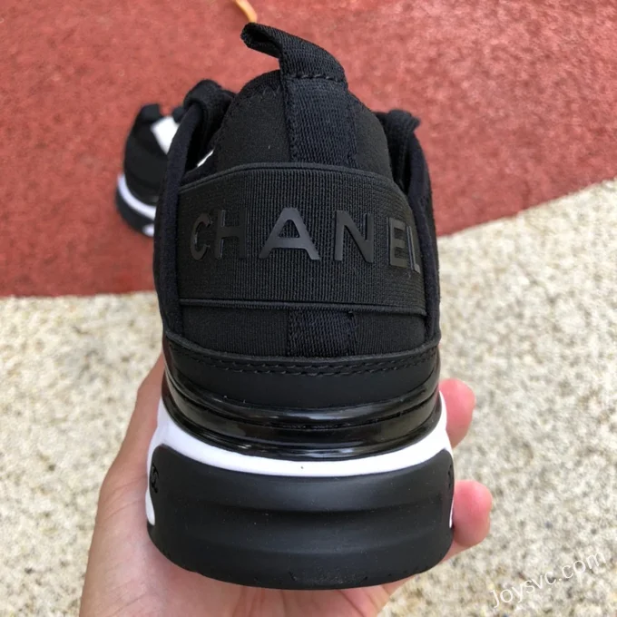 CHANEL Casual Sneakers in Black and White