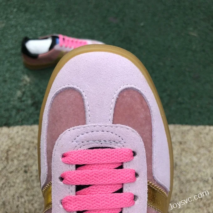 Adidas Originals x GUCCI Gazelle Low-Top Sneakers in Dusty Pink