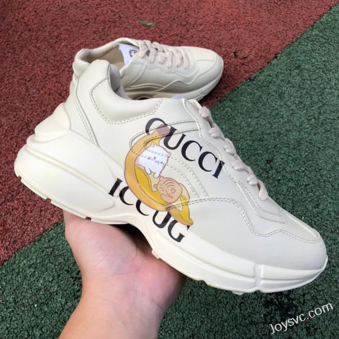 Gucci Rhyton Banana Double G Dad Shoes