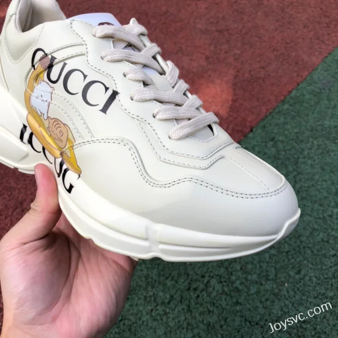 Gucci Rhyton Banana Double G Dad Shoes