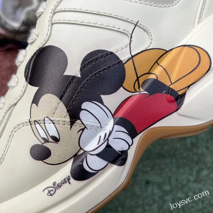 Gucci Rhyton Mickey Double G Dad Shoes