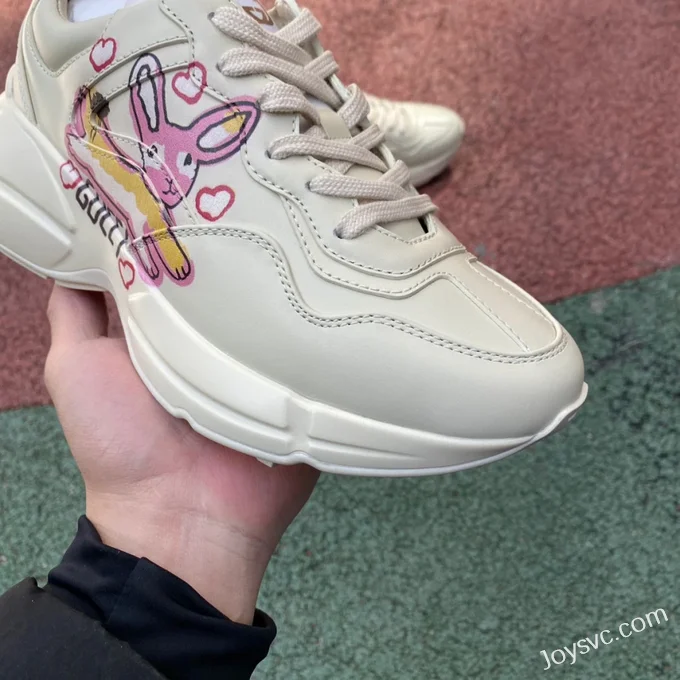 GUCCI Rhyton Dad Sneakers with Deer Print