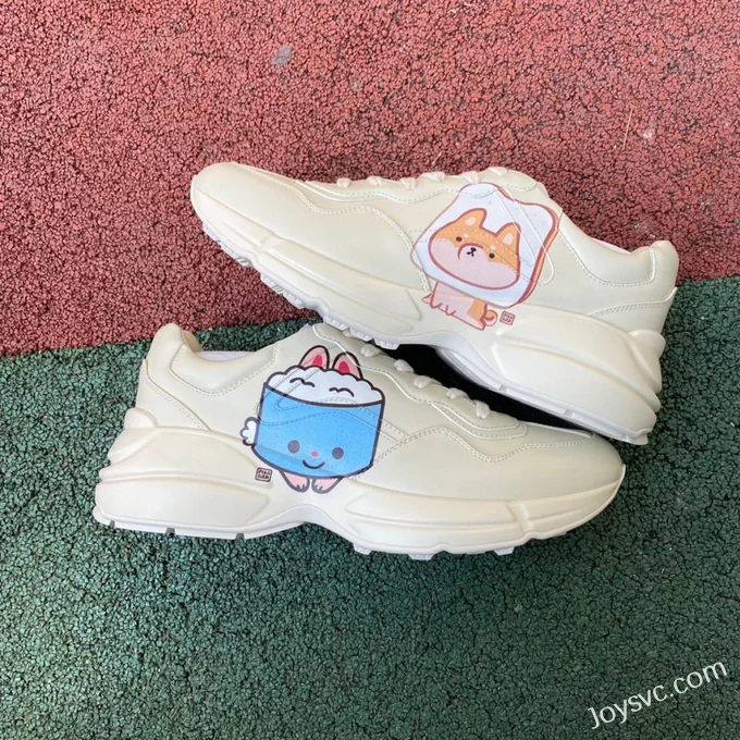 GUCCI Rhyton Dad Sneakers with Double G Logo