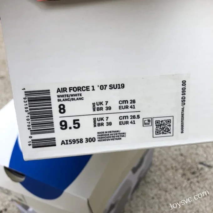 Nike Air Force 1 '07 LV8 Beige Blue Gradient AI5958-300